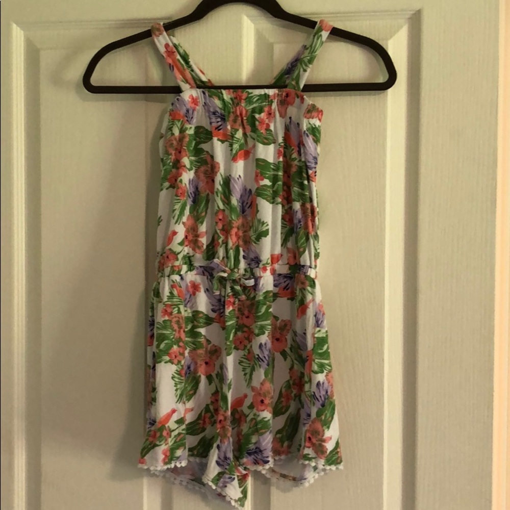 Tucker + Tate Jersey Floral Hawaiian Romper